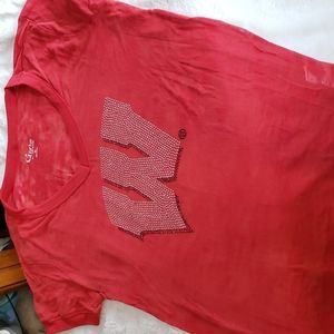 Wisconsin Badgers Burnout Tee